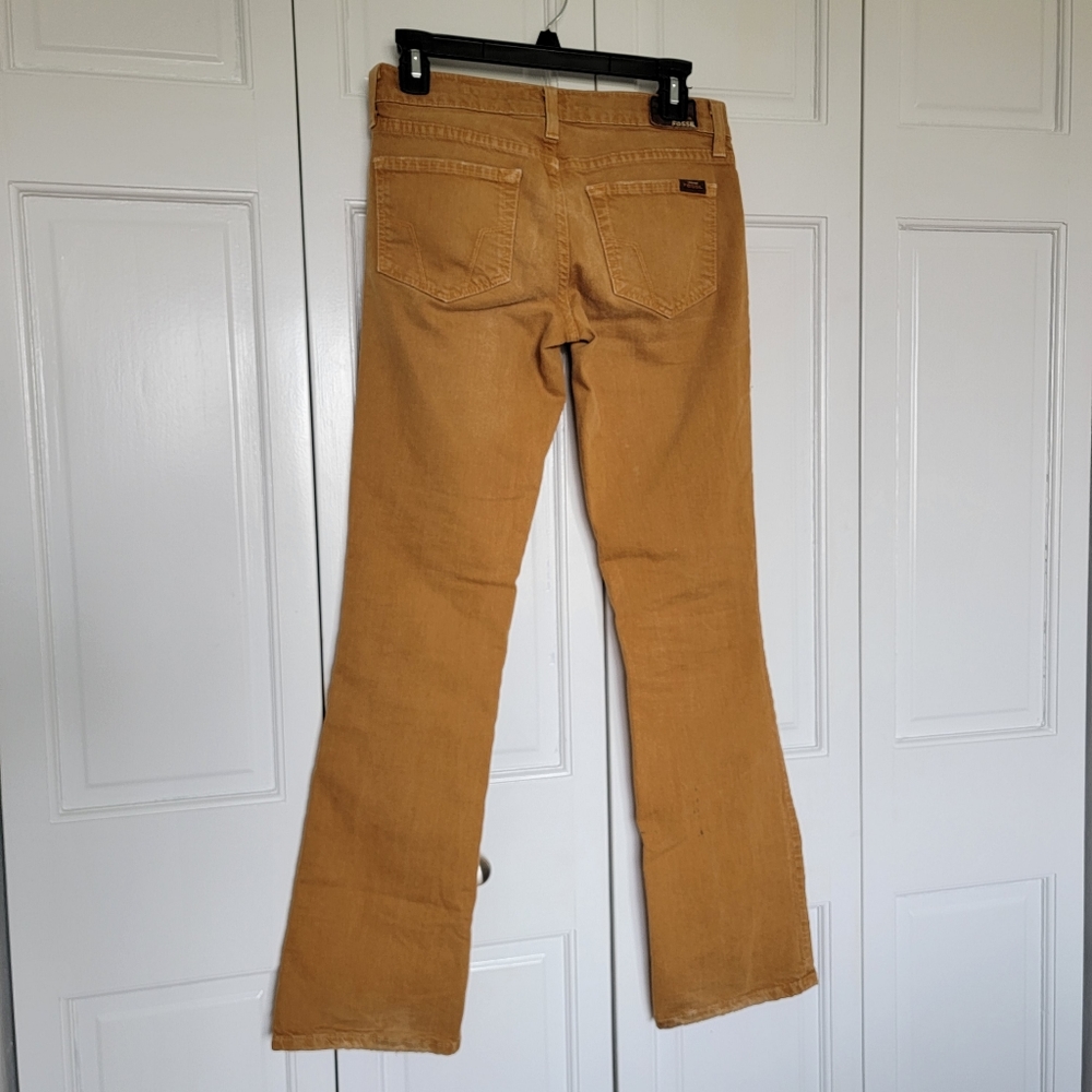 Mustard Fossil Jeans View 2